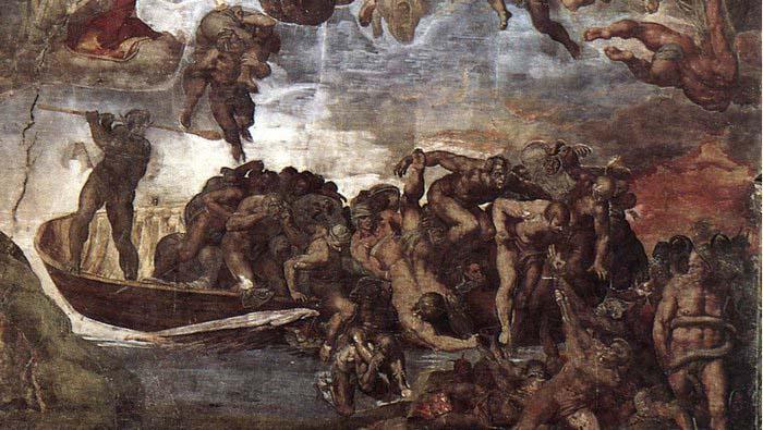 Michelangelo Buonarroti Last Judgment Norge oil painting art